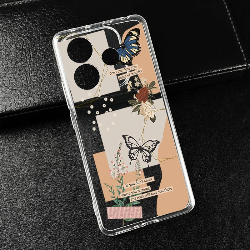 کاور طرح Butterfly مناسب برای گوشی موبایل شیائومی Redmi Note 14 5G