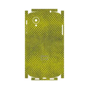 MAHOOT Yellow Snake Skin-FullSkin Cover Sticker for Google Nexus 5