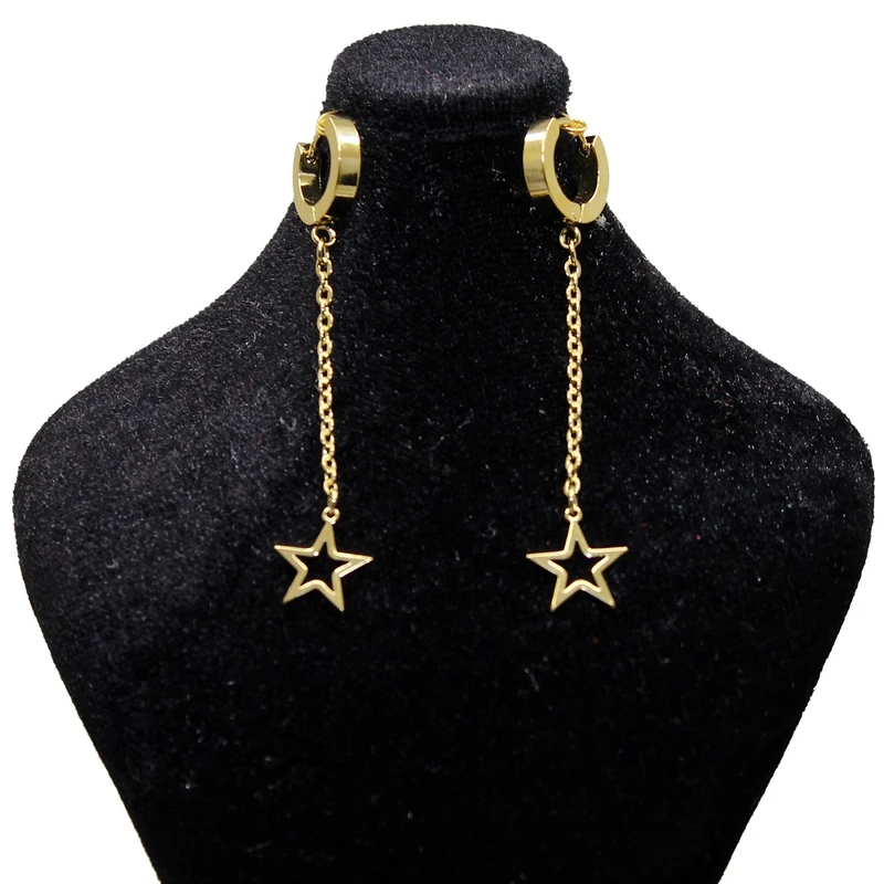 گوشواره زنانه طرح ستاره کد 1003