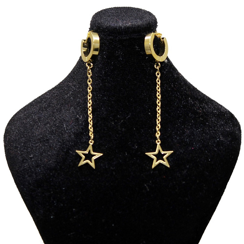 گوشواره زنانه طرح ستاره کد 1003