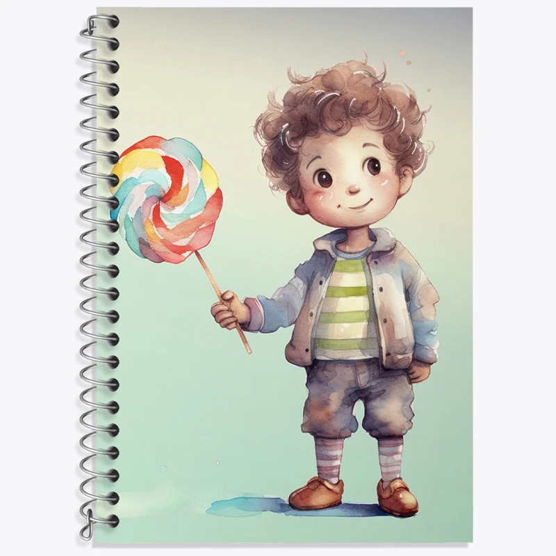 دفتر زبان 50 برگ خندالو مدل سه خط طرح پسرانه کد N2216