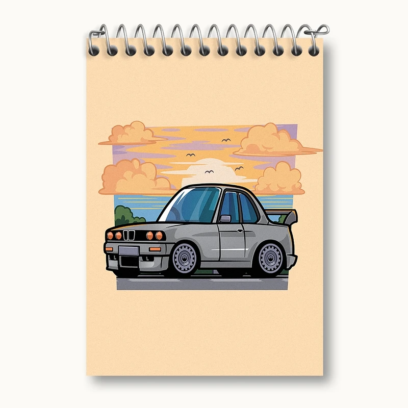 دفتر یادداشت 50 برگ خندالو مدل ماشین کد N1234