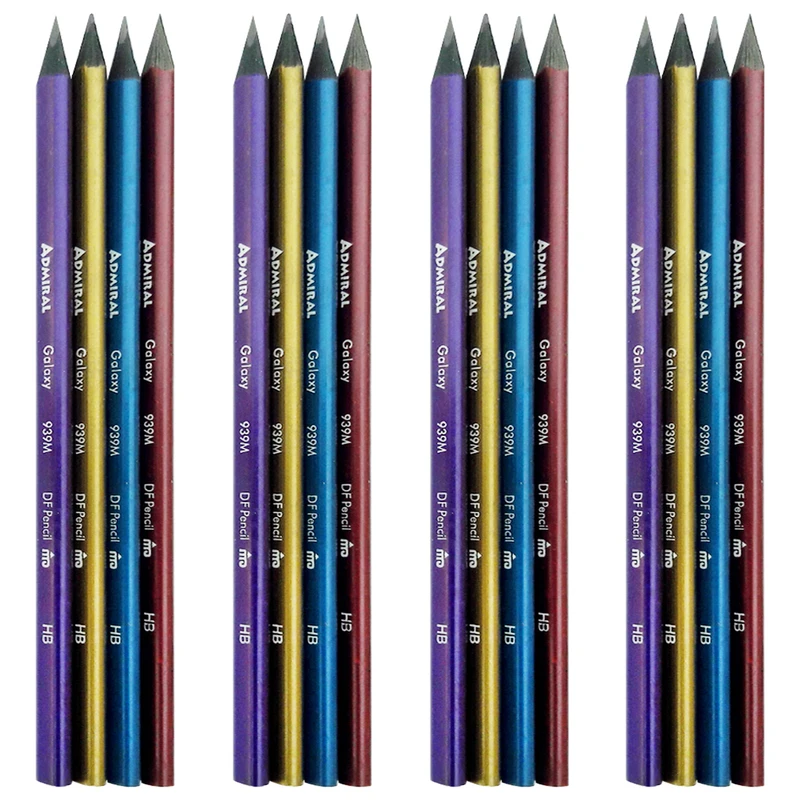 مداد مشکی آدمیرال مدل فنی و هنر بسته 12 عددی