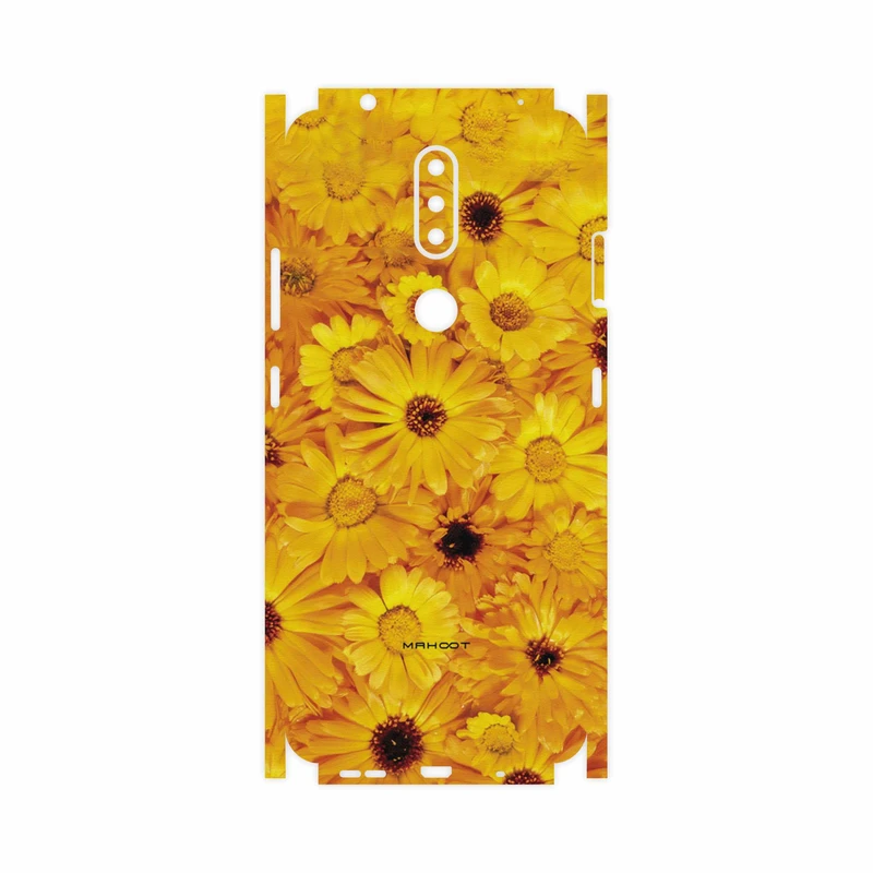 برچسب پوششی ماهوت مدل Yellow-Flower-FullSkin مناسب برای گوشی موبایل نوکیا 2.4