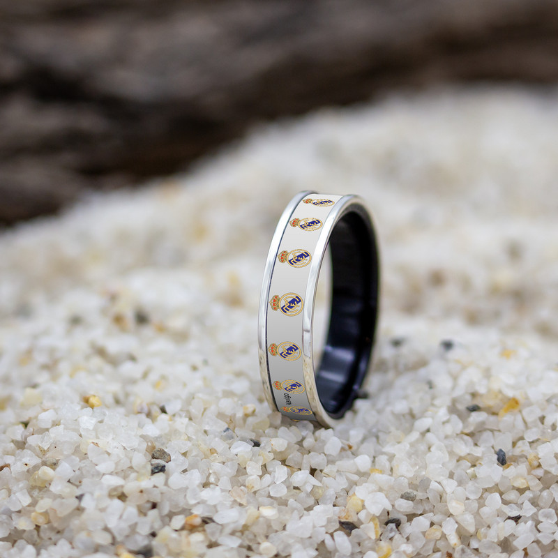 انگشتر ناکسیگو مدل شب تاب طرح رئال مادرید کد RB15658