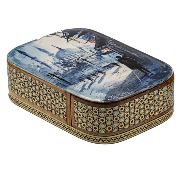 جا کارتی خاتم کاری طرح مسجد کد LN-130
