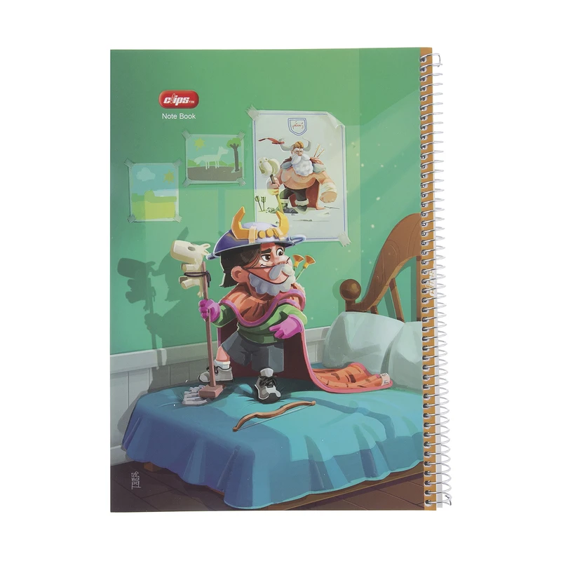 دفتر مشق 80 برگ کلیپس مدل 0117 کد 09