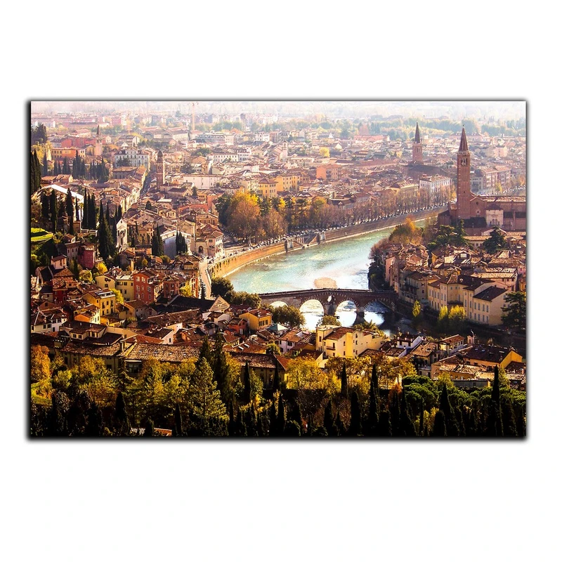 تابلو شاسی بکلیت طرح منظره شهر ورونا ایتالیا مدل SH-277