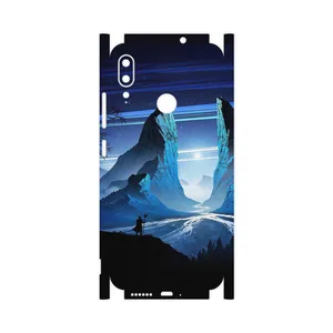 MAHOOT Blue Mountains Digital Art-FullSkin Cover Sticker for Motorola Moto E6 Plus