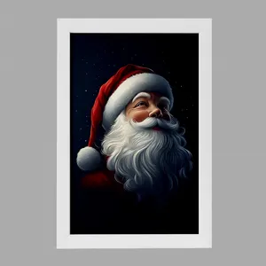 تابلو خندالو مدل بابانوئل و کریسمس کد F8443