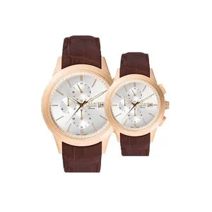 ست ساعت مچی عقربه ای زنانه و مردانه لاکسمی مدل 8509-7