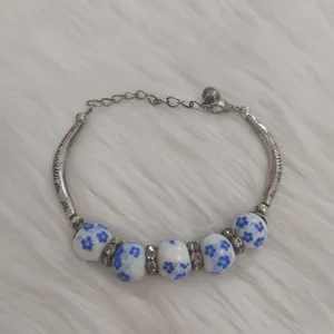 دستبند دخترانه مدل گل کد cir-blue