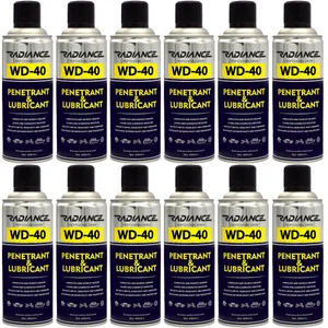 اسپری روان کننده و زنگ بر رادیانس مدل WD-40 حجم 400 میلی لیتر بسته 12 عددی