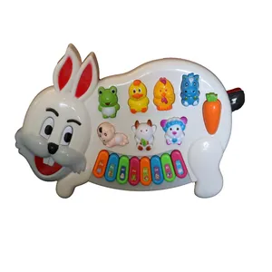 بازی آموزشی ارگ موزیکال طرح حیوانات مدل  Happy rabirt
