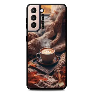 AKAM AMC-WSGS21P-COFFEE-17 Cover For Samsung Galaxy S21 Plus