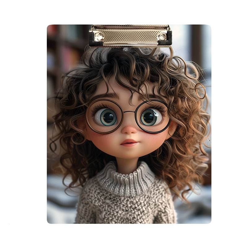 تخته شاسی مدل فانتزی چوبی دخترانه سایز A4