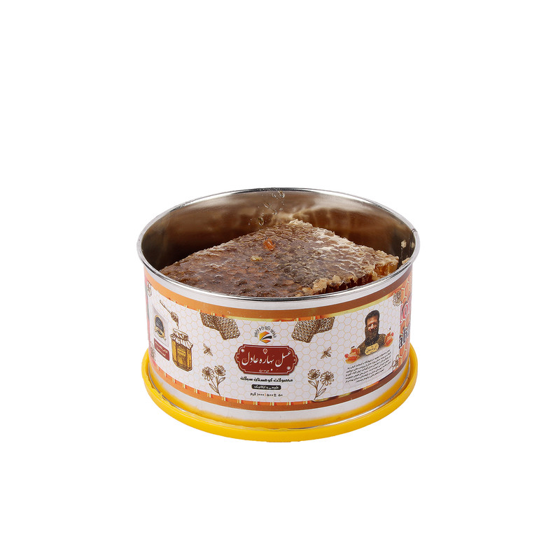 عسل طبیعی کوهستان موم‌دار - 1000 گرم
