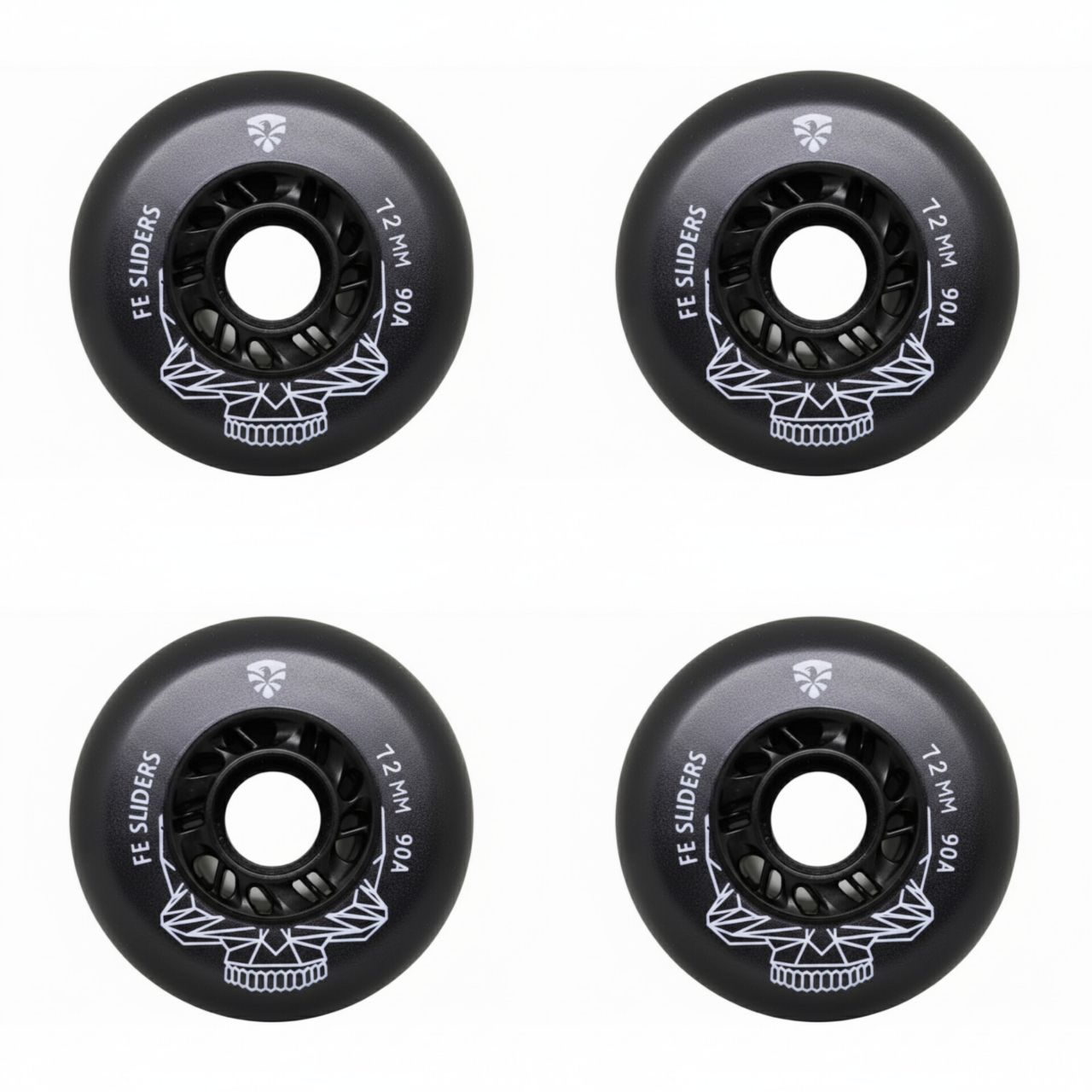 چرخ اسکیت فلاینگ ایکل مدل SLIDERS-72m بسته ۴ عددی