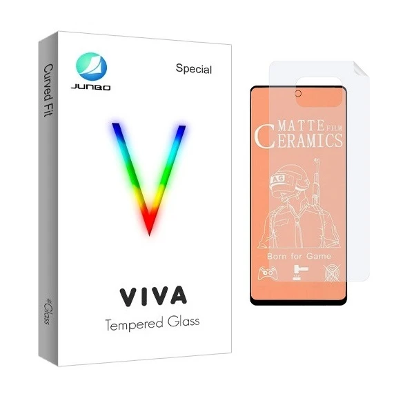 محافظ صفحه نمایش مات جانبو مدل 2CMN مناسب برای گوشی موبایل شیائومی Poco X3 Pro به همراه محافظ پشت گوشی