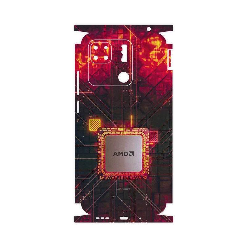 برچسب پوششی ماهوت مدل AMD-Brand-FullSkin مناسب برای گوشی موبایل شیائومی Redmi 10A