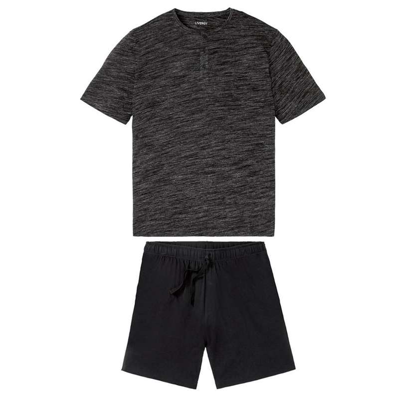 ست تی شرت و شلوارک مردانه لیورجی مدل 8549212