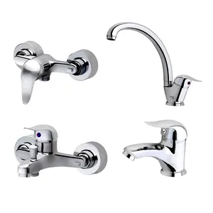 ست شیرآلات حکمت نشان مدل اکونومی مجموعه 4عددی