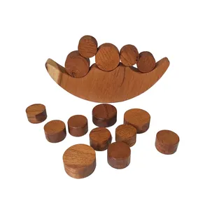اسباب بازی چوبی مدل ماه جان مجموعه 16 عددی