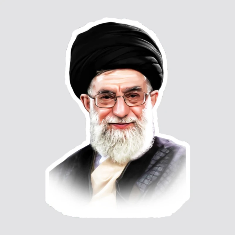 استیکر لپ تاپ پیکسل میکسل مدل رهبری آیت الله خامنه ای 