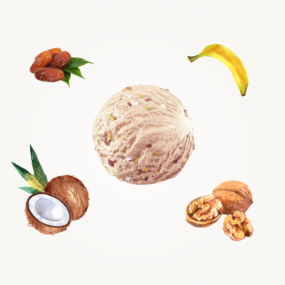 بستنی خشک با طعم معجون در دانه - 40 گرم