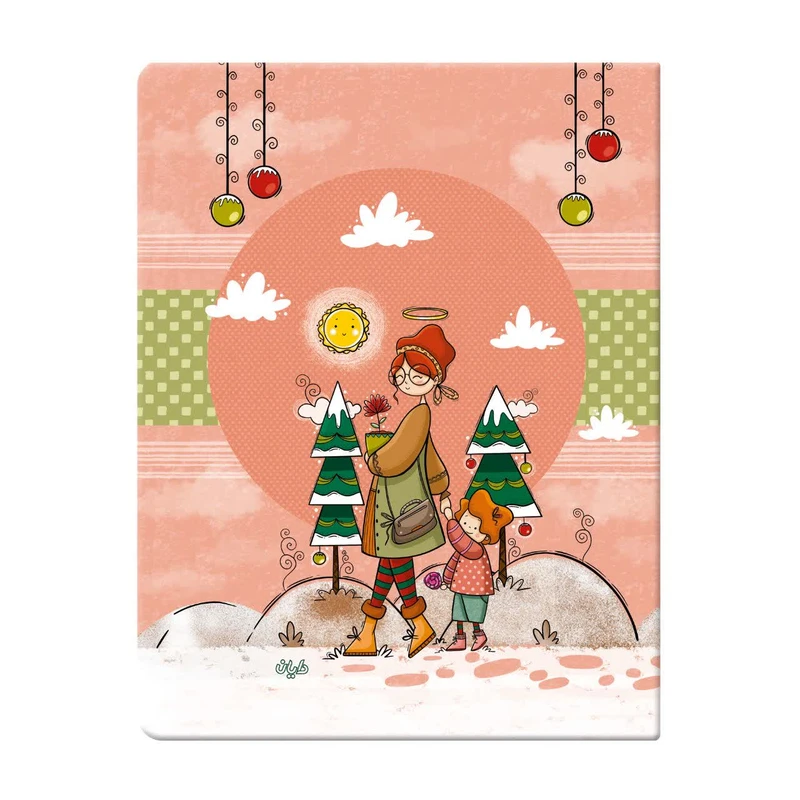 دفتر کلاسوری 80 برگ دایان مدل حاشیه دار کد 3-423