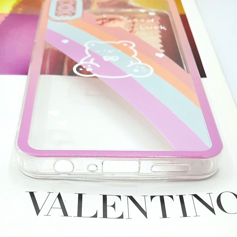 کاور لاین کینگ مدل خرس رنگی مناسب برای گوشی موبایل  سامسونگ Galaxy A12