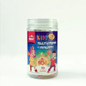 آبنبات چوبی مولتی ویتامین و تقویت کننده سیستم ایمنی طعم پرتقال آلپن - 60 گرم بسته 10 عددی