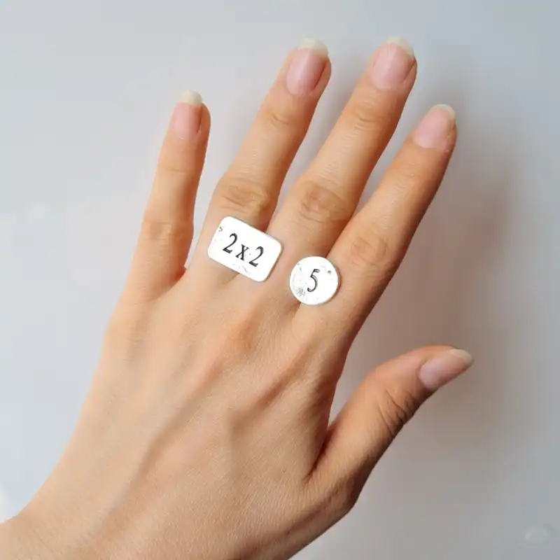 انگشتر مدل 2×2 5