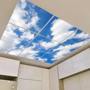 تایل سقفی آسمان مجازی مدل SK-425-3x3 سایز 60x60 مجموعه نه عددی