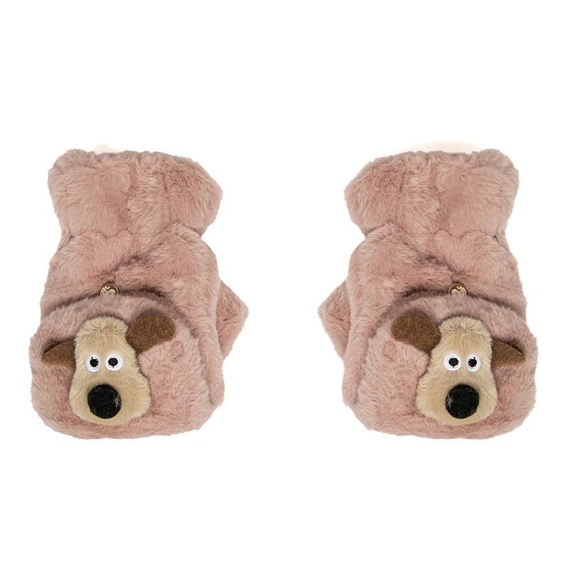 دستکش زنانه مدل پولیشی طرح بیتزر سگ نگهبان بره ناقلا کد 915002519