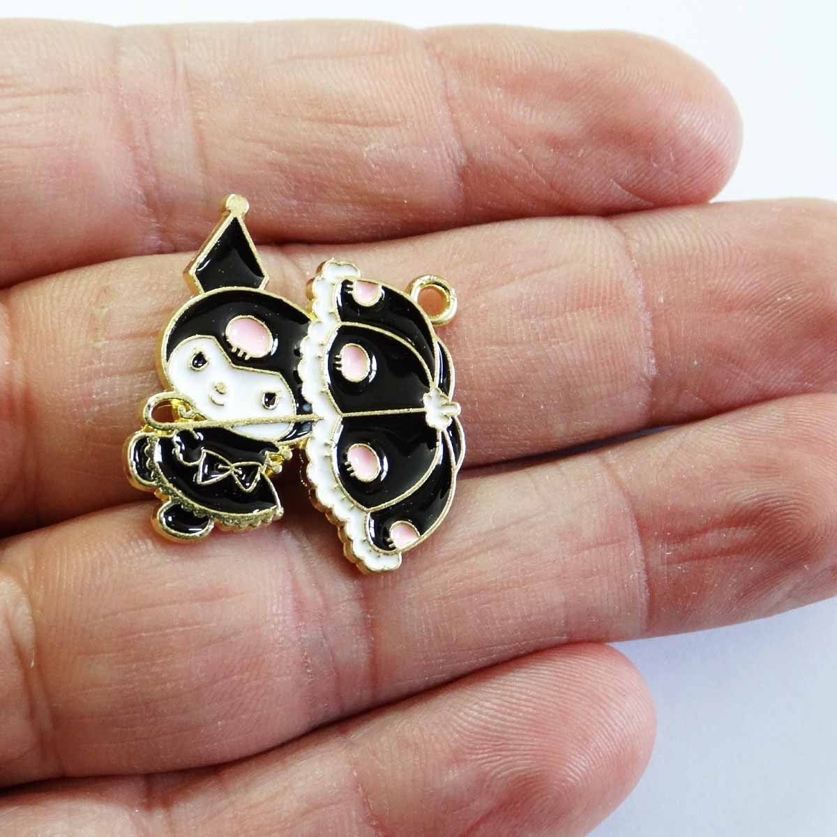 آویز گردنبند مدل  دختر چتر دار کد AG1001