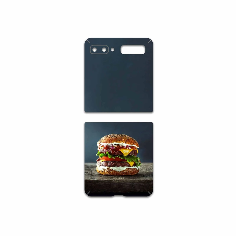 برچسب پوششی ماهوت مدل Hamburger مناسب برای گوشی موبایل سامسونگ Galaxy Z Flip