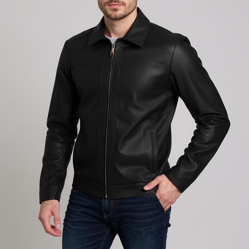 کت چرم مردانه چرمیران مدل pc1020 -  - 1