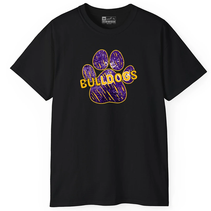 تی‌شرت آستین کوتاه مردانه پاد آفرین مدل بولداگز کد PT755