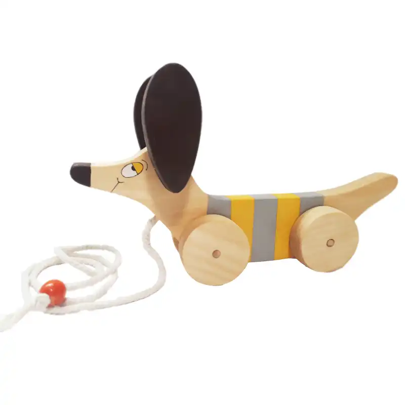 اسباب بازی چوبی مدل سگ