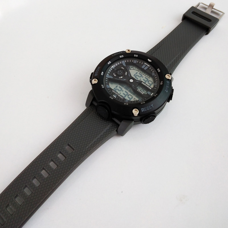 ساعت مچی دیجیتال امپاور مدل ضدآب چراغدار کد 320 - 120