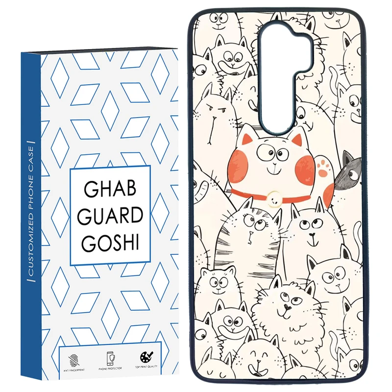 کاور قاب گارد گوشی طرح گربه کد TPU-024 مناسب برای گوشی موبایل شیائومی Redmi Note 8 PRO