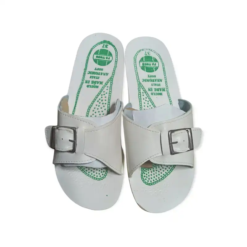 دمپایی زنانه پاطوس مدل سارا کد 302 رنگ سفید