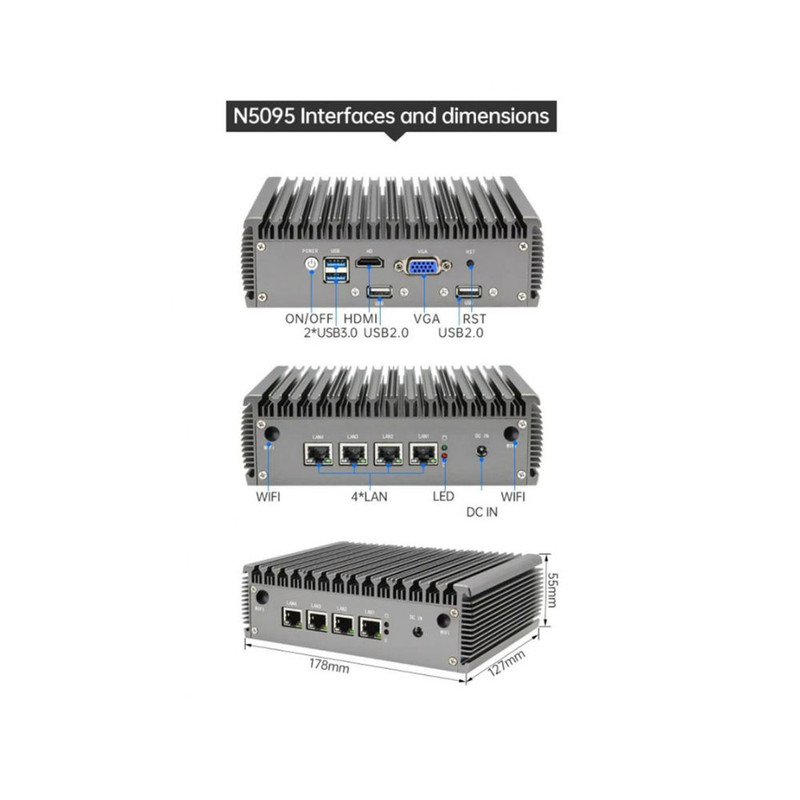 کامپیوتر کوچک نت کامپیوتر مدل N5095-4L (8-256)