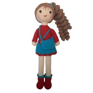 نقد و بررسی عروسک بافتنی مدل دختر کد 001 توسط خریداران