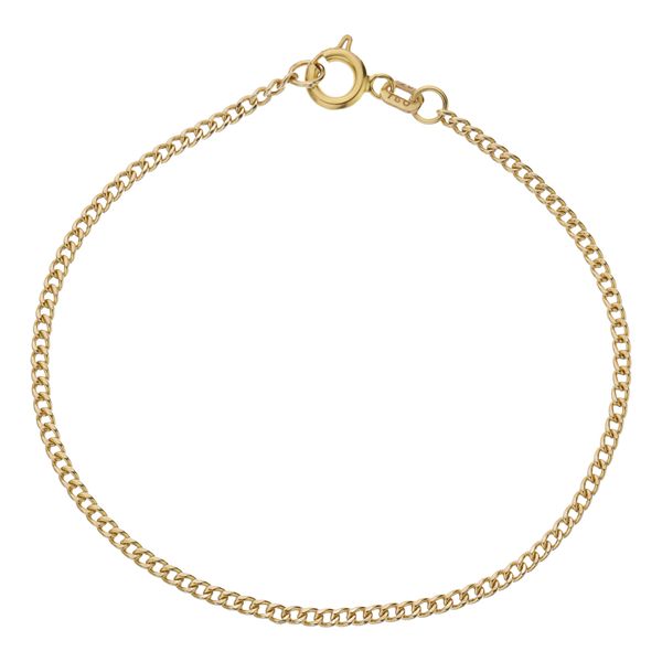 دستبند طلا 18 عیار زنانه طلای مستجابی مدل 40100