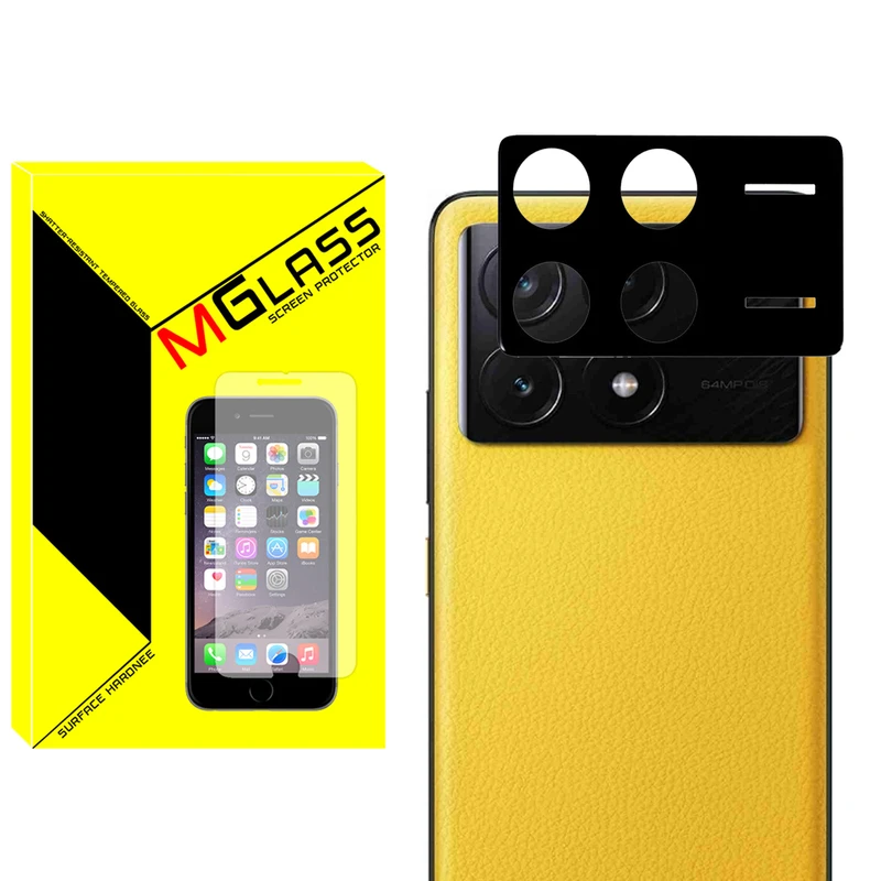 محافظ لنز دوربین ام‌گلس مدل 3D-MG مناسب برای گوشی موبایل شیائومی Poco X6 Pro