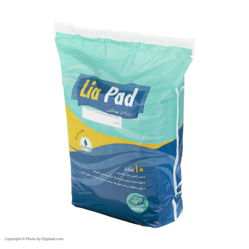 پد زیر انداز بهداشتی لیا پاد مدل 6090 بسته 10 عددی