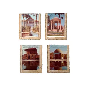 تمبر یادگاری مدل اماکن تاریخی کد bc-1369 مجموعه 4 عددی