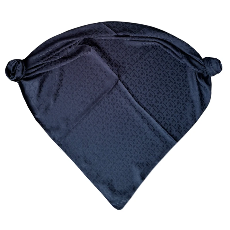 روسری زنانه مدل ساده ساتن گل ریز اداری رسمی کد ۲۳